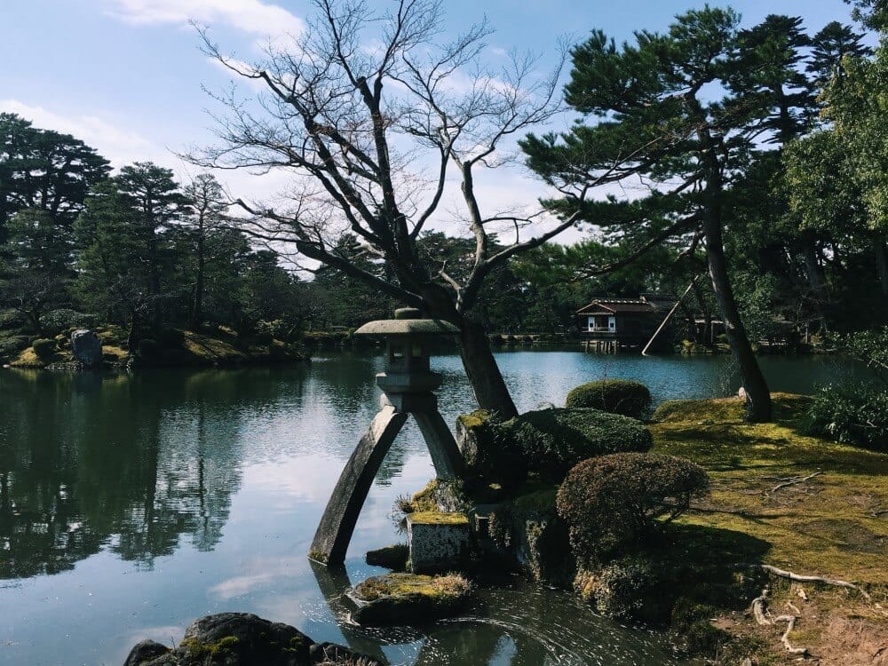 the best garden in Kanazawa
