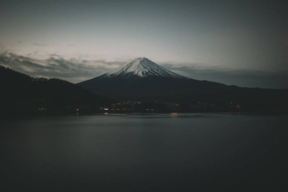 Mount Fuji from a distance
