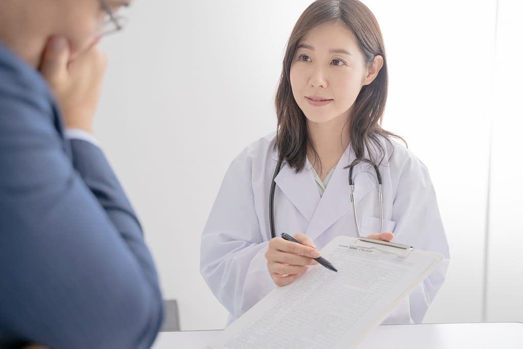 Doctor's office in Japan