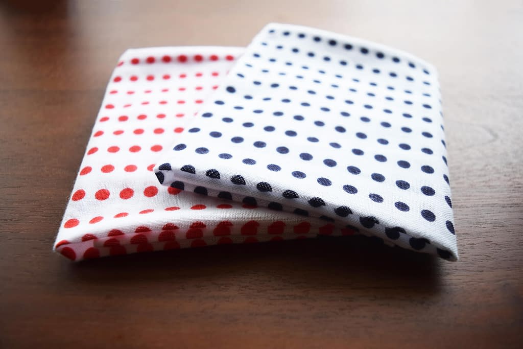 japanese polka dot towels