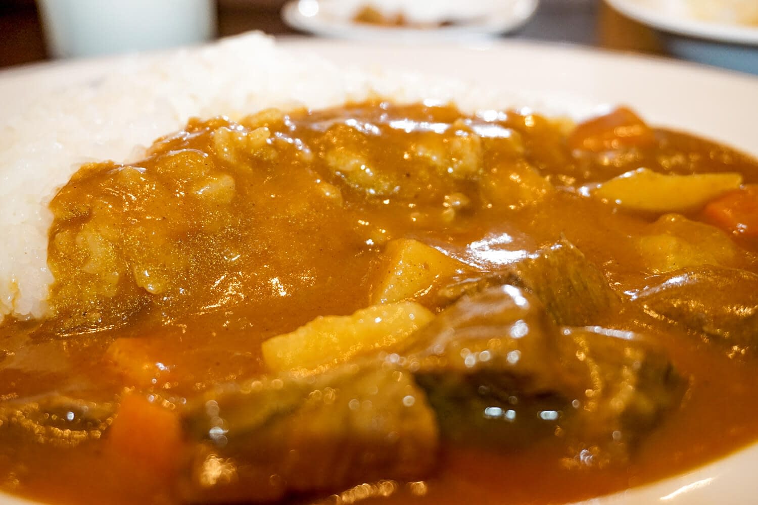 Close up of some delicious Japanese curry