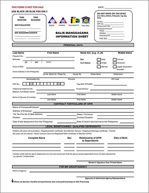 OEC application form