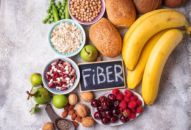 Products rich in fiber