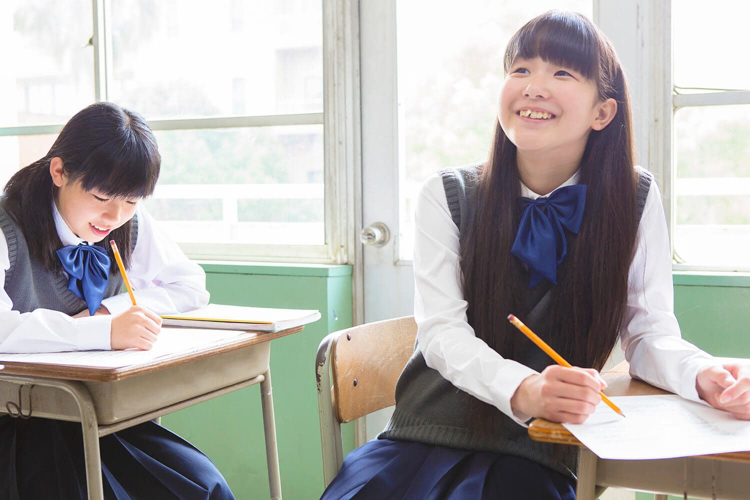 Japanese students in classroom